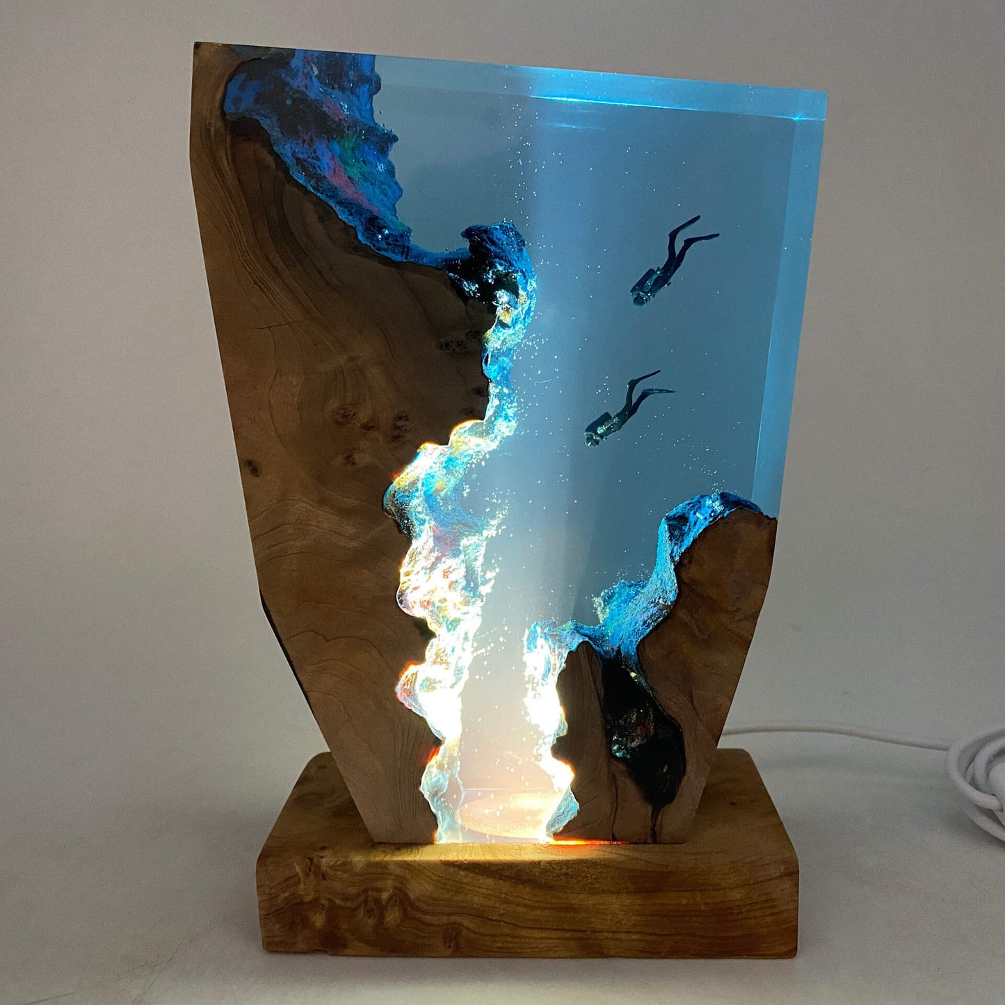 Wooden Resin Night light