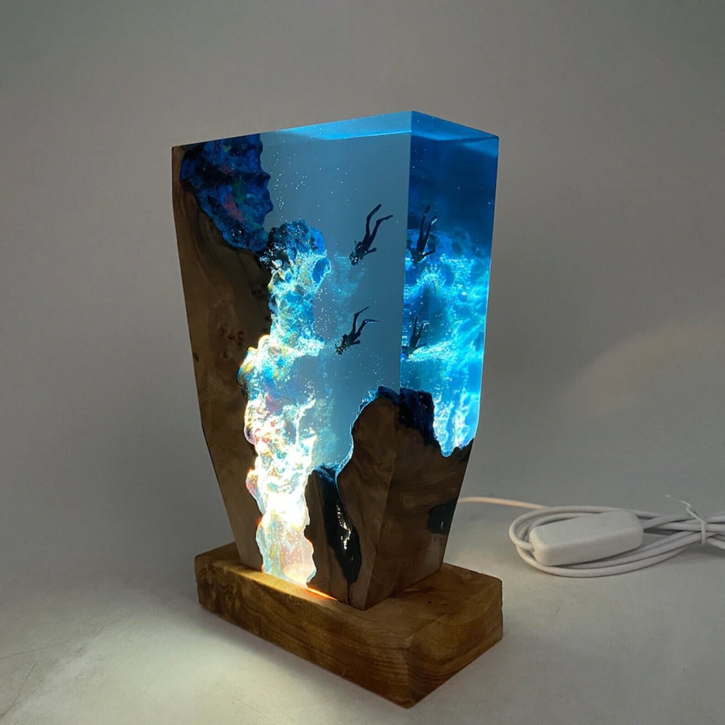 Wooden Resin Night light